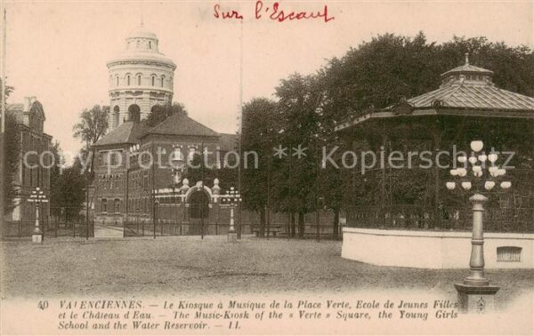 Valenciennes 59 Nord Le Kiosque a Musique de la Place Verte