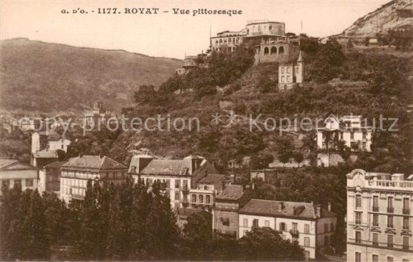 Royat 63-les-Bains Vue pittoresque