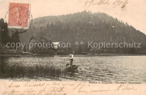 Gerardmer 88 Vosges Le Lac a Ramberchamp