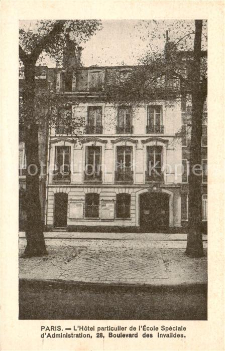 Paris 75 Hotel particulier de l’Ecole Speciale d