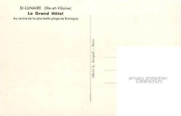 St-Lunaire 35 Le Grand Hotel Au centre de la plus bel – Bild 2