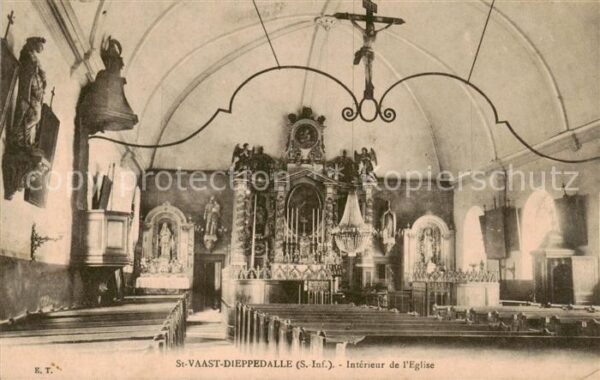 St-Vaast-Dieppedalle Interieur de l'Eglise