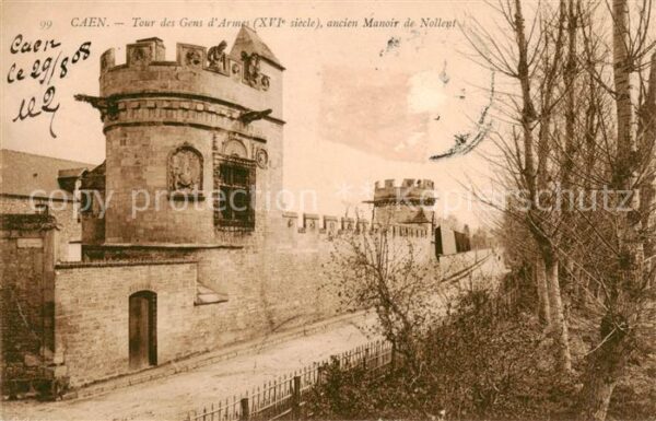 Caen 14 Tour des Gens d’Armes ancien Manoir de