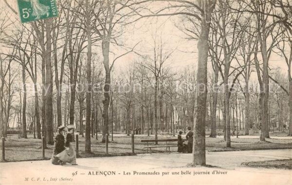 Alencon 61 Les Promenades par une belle journee d_