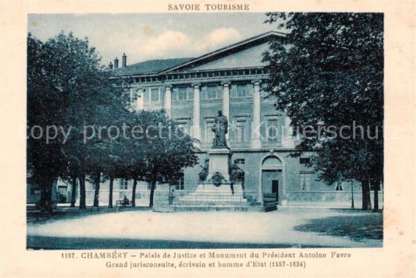 Chambery 73 Palais de Justice et Monument du Presid