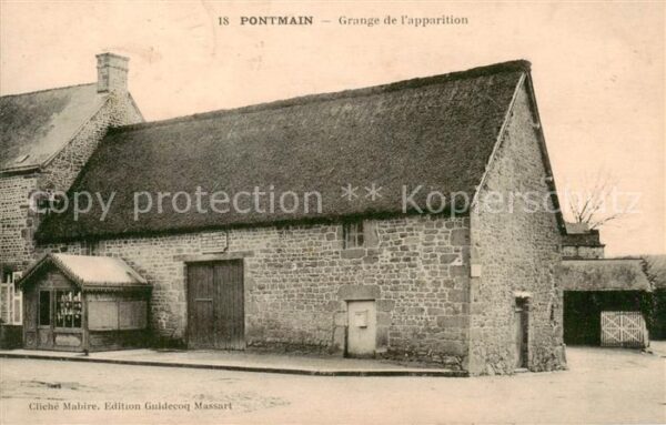 Pontmain 53 Mayenne Grange de l'apparition