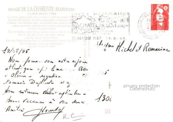 La Rochelle 17 Le vieux port garde par ses deux celebr – Bild 2