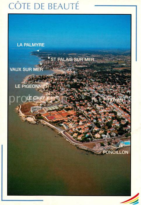 Royan 17 Fliegeraufnahme mit La Palmyre St Palai