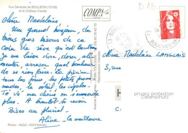 Boulbon 13 Vue generale et le Chateau Feodal – Bild 2