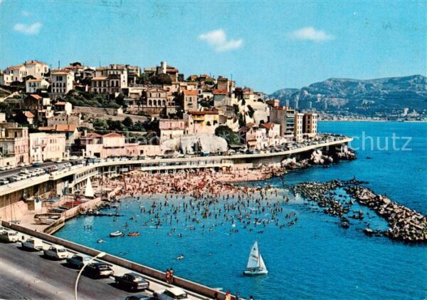 Marseille 13 Vue aerienne Le Prophete et sa Plage