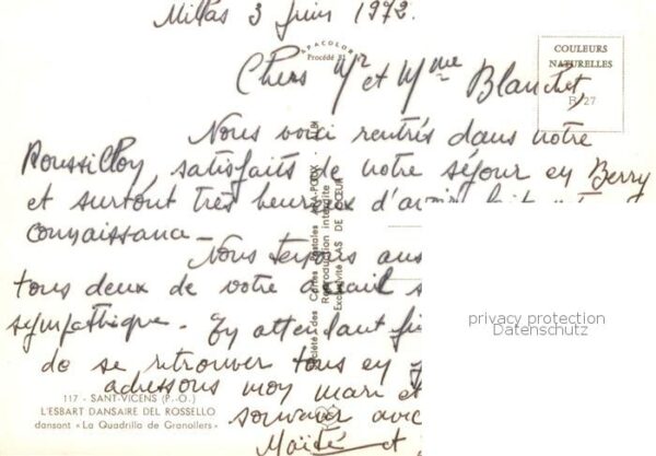 Roussillon 66 Pyrenees-Orientales Sant Vicens L’Esbart dansaire del Rosse – Bild 2