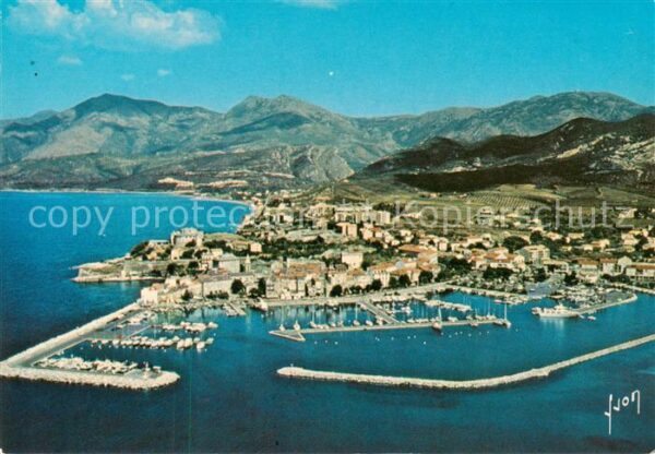Saint-Florent Haute-Corse Vue generale aerienne de la Ville et du