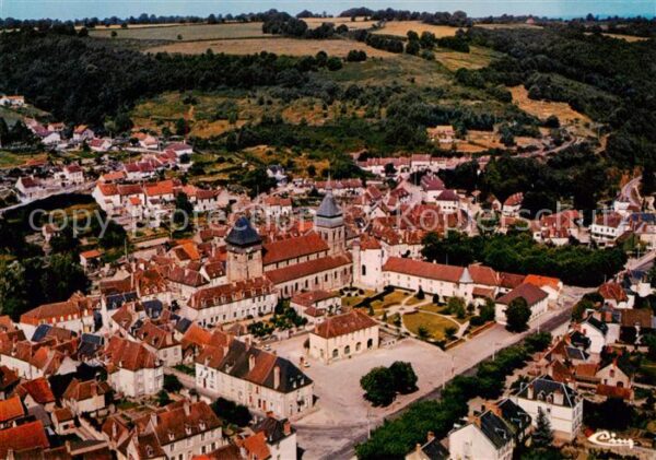 Chambon-sur-Voueize Vue generale aerienne
