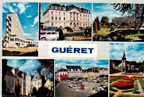 Gueret 23 Creuse Lycee de jeunes filles L’Hotel de Ville
