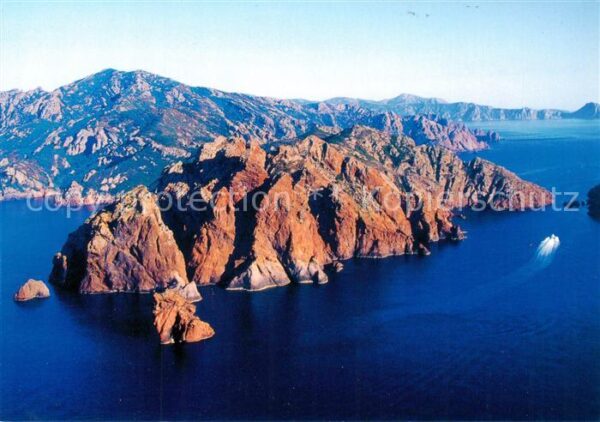 Corse  Ile de Korsika Scandola Vue aerienne