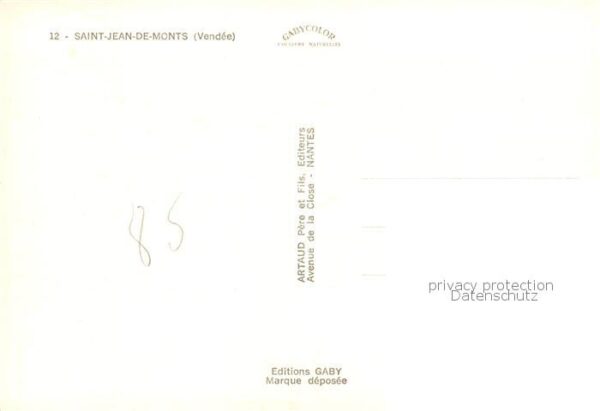 Saint-Jean-de-Monts Avenue de la Foret et la Rotonde Prepar – Bild 2