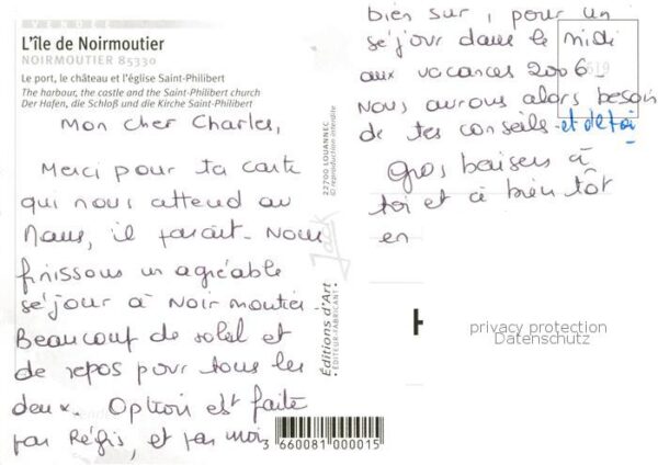 Noirmoutier-en-l Ile Le port le chateau et l’eglise Saint Ph – Bild 2