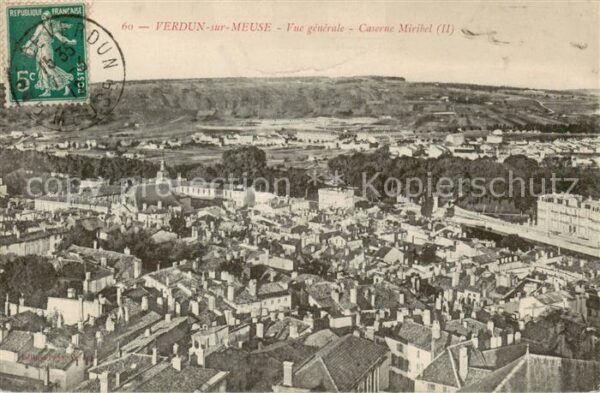 Verdun  55 Meuse Vue generale Caserne Miribel
