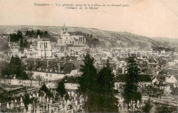 Tonnerre 89 Vue generale prise de la Colline ou se