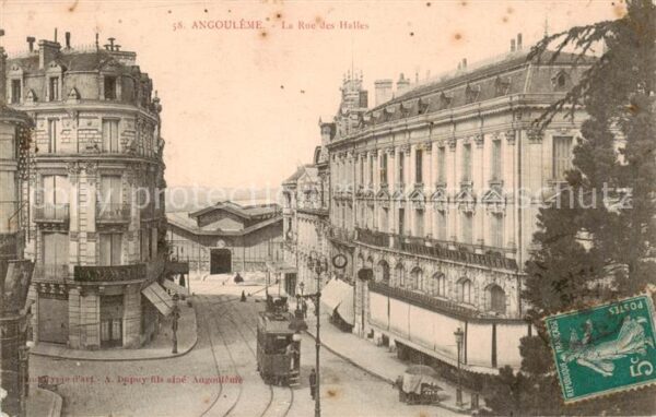 Angouleme 16 Charente La Rue des Halles