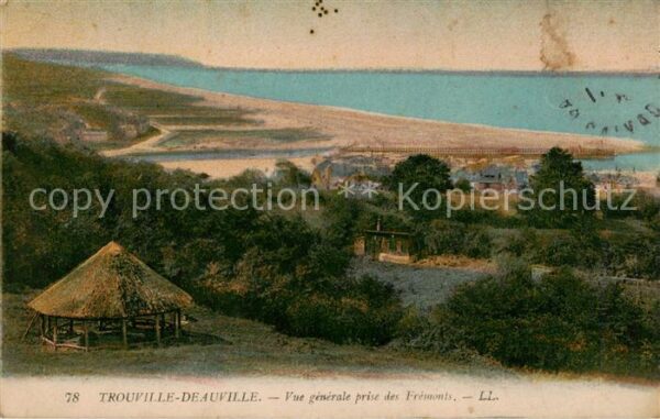 Trouville-Deauville Vue generale prise des Fremonts