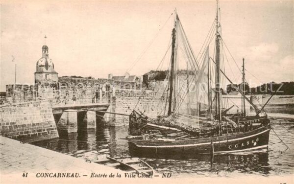 Concarneau 29 Finistere Entree de la Ville Close