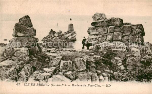 Ile-de-Brehat 22 Cotes-d Armor Rochers du Port Clos