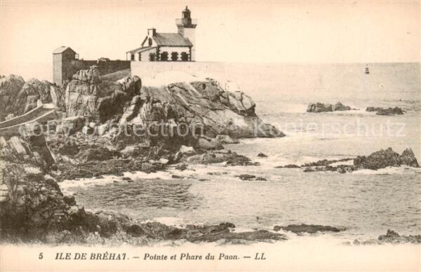 Ile-de-Brehat 22 Cotes-d Armor Pointe et Phare du Paon