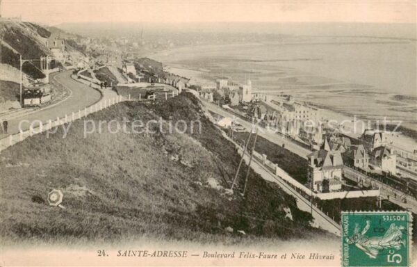 Sainte-Adresse Boulevard Felix Faure et Nice Havrais
