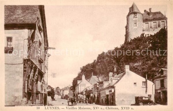 Luynes  Tours 37 Indre-et-Loire Vieilles Maisons et Chateau