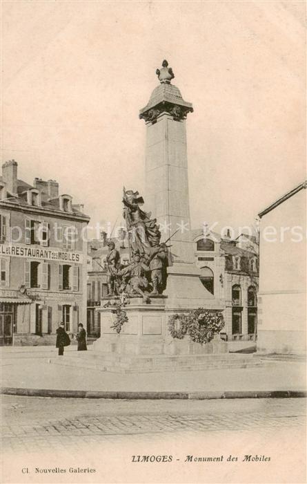 Limoges 87 Monument des Mobiles