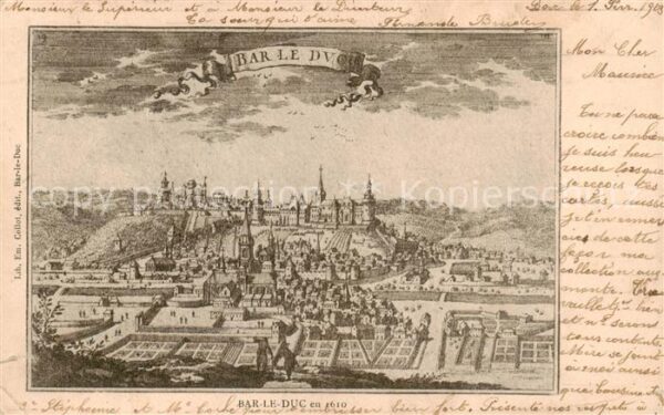 Bar-le-Duc 55 en 1610
