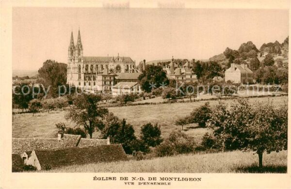 Montligeon La Chapelle 61 Eglise de ND de Montligeon Vue d_ensemb
