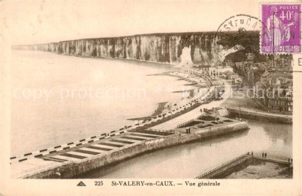 St-Valery-en-Caux 76 Vue generale