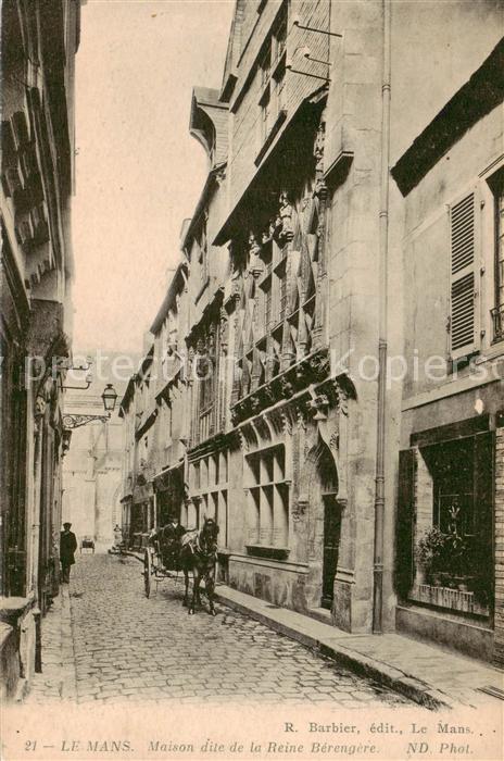 Le Mans Sarthe Maison dite de la Reine Berengere