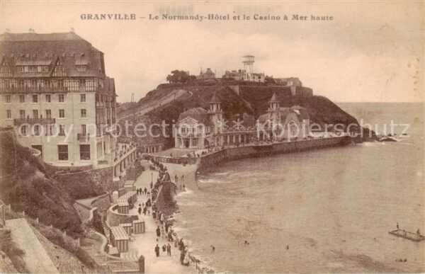 Granville 50 Manche Le Normandy Hotel et le Casino a Mer ha