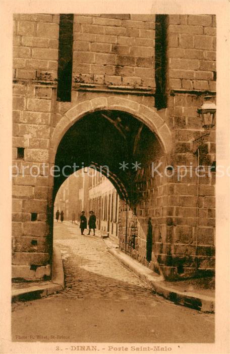 Dinan 22 Cotes-d Armor Porte Saint Malo
