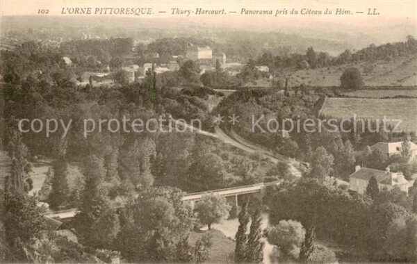Thury-Harcourt 14 Calvados Panorama pres du Coteau du Hom