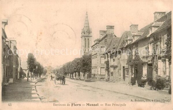 Flers 61 Orne Messel Rue Principale