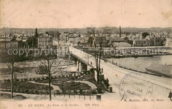 Le Mans Sarthe Le Port et la Sarthe