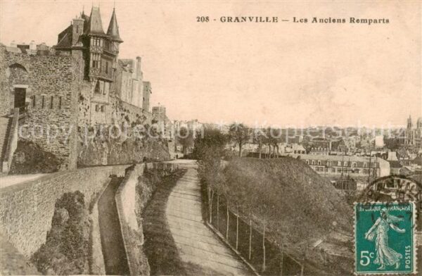 Granville 50 Manche Les Anciens Remparts