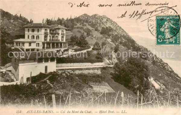 Aix-les-Bains 73 Col du Mont du Chat Hotel Bret