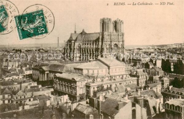 Reims 51 La Cathedrale