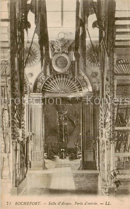 Rochefort 17-sur-Mer Charente-Maritime Salle d’Armes Porte d_entree