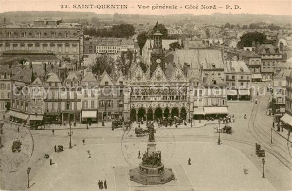 Saint-Quentin 02 Aisne Vue generale Cote Nord
