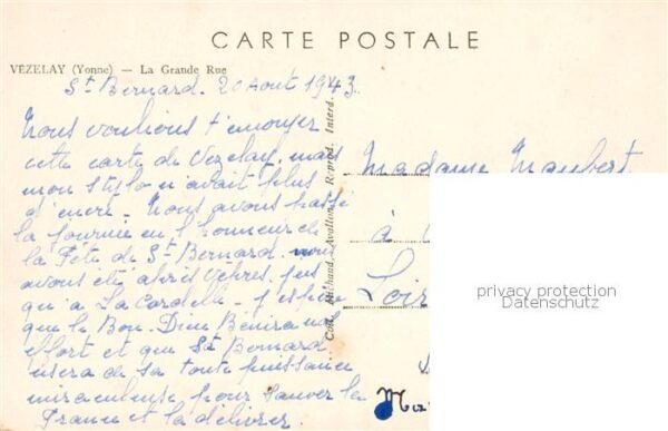 Vezelay 89 Yonne La Grande Rue – Bild 2