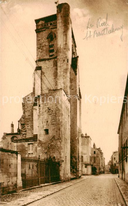 La Rochelle 17 Tour Saint Barthelemy Rue Pernelle