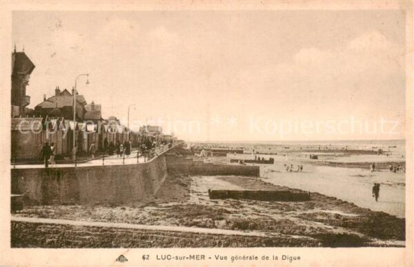 Luc-sur-Mer 14 Vue generale de la Digue