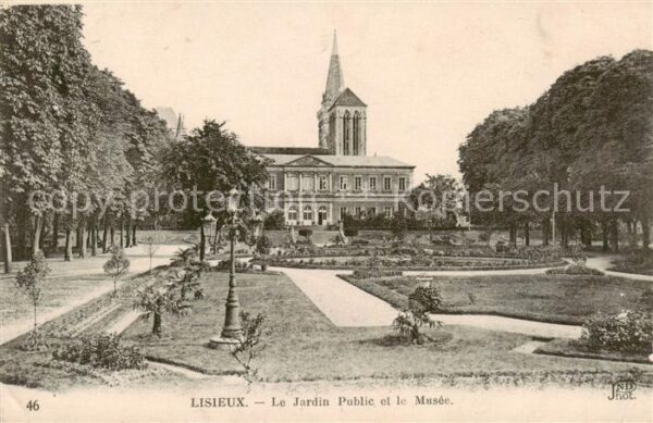 Lisieux 14 Le Jardin Public et le Musee