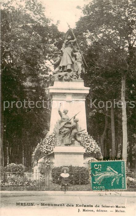 Melun 77 Monument des Enfants de Seine et Marne